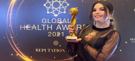 Tansu Məmmədzadə nüfuzlu “ The successful clinic director” mükafatı ilə təltif olundu