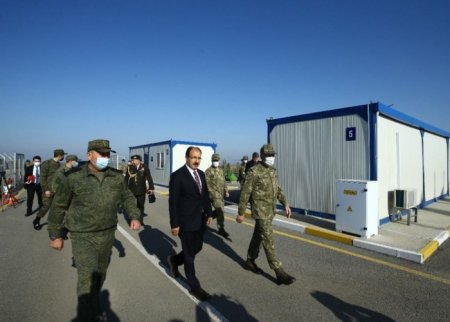 Türkiyə səfiri və hərbi attaşe Qarabağdakı Monitorinq Mərkəzinə baş çəkiblər