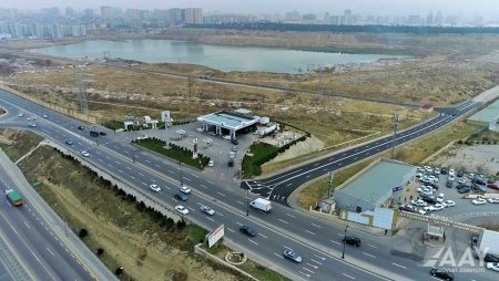 Yasamal rayonu ərazisində yeni yol inşa edilib VİDEO/FOTO