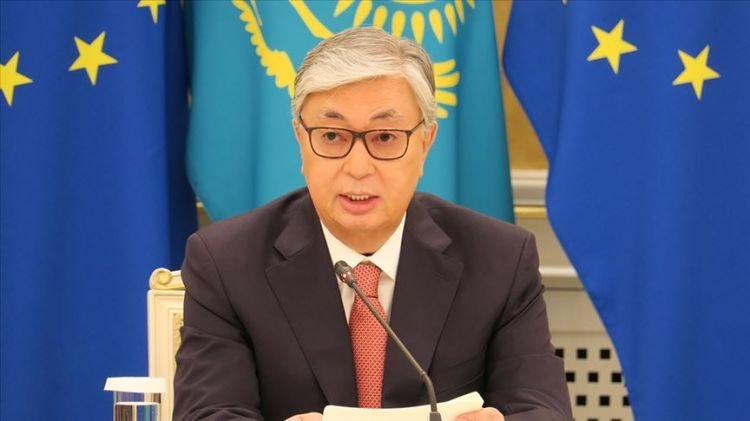 Kazakistan Cumhurbaşkanı Kasım Comert Tokayev'in “Khabar TV” kanalına verdiği röportaj - VİDEO - ÖZƏL