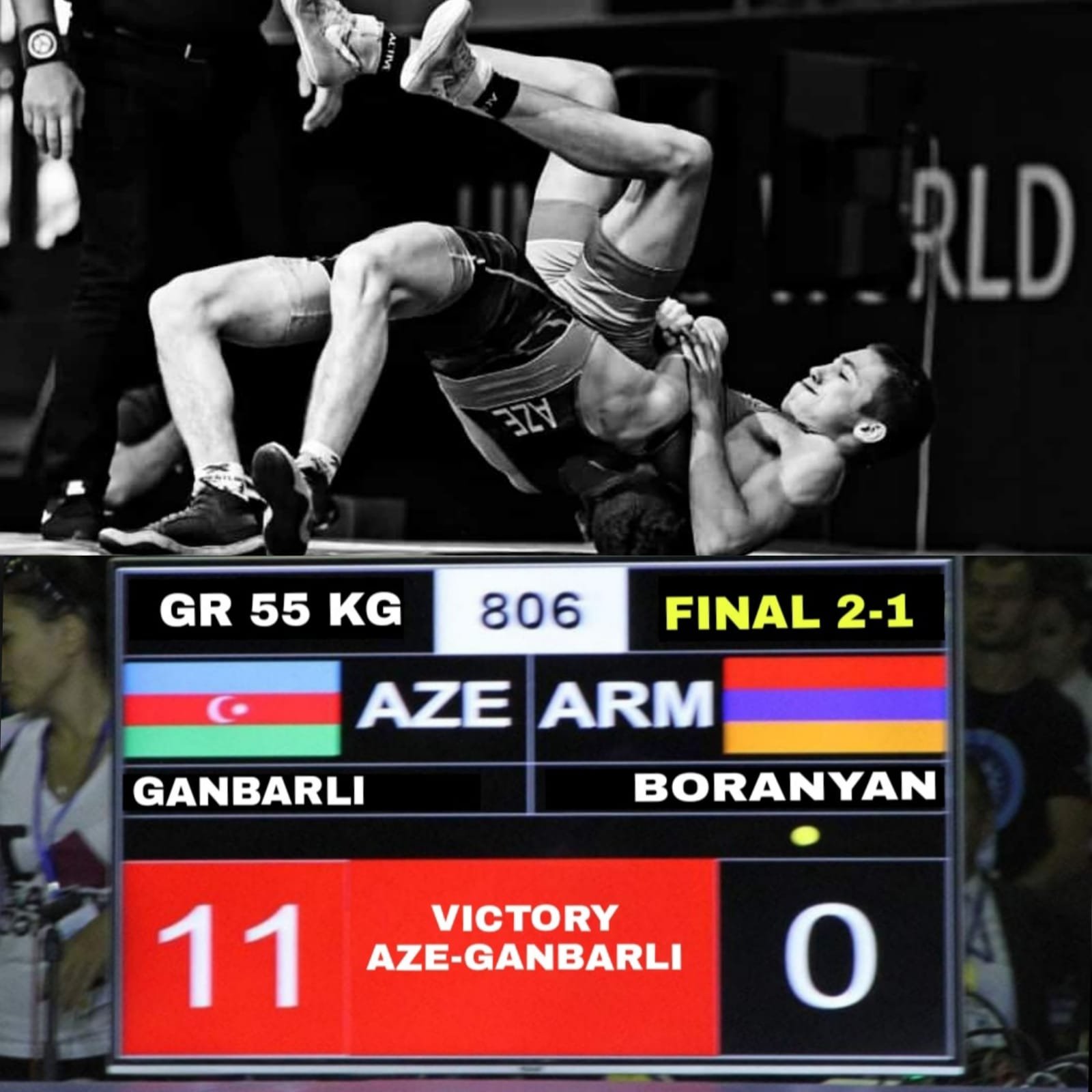 BDU tələbəsi WORLD GAMES 2022 çempionatının finalında erməni idmançını 11:0 hesabı ilə məğlub edib