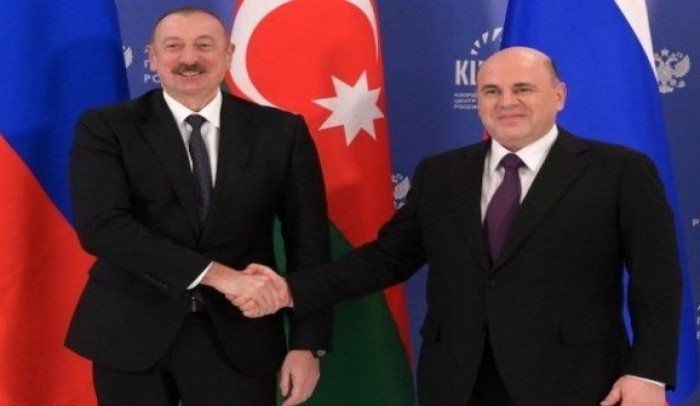 Azərbaycan Prezidenti Rusiyanın baş naziri ilə görüşüb - VİDEO