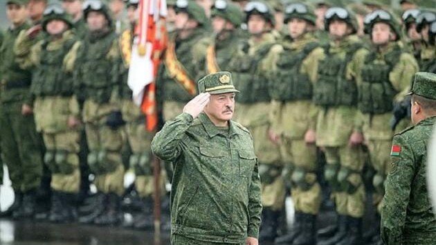 Belarus ordusu Çerniqov vilayətinə GİRDİ