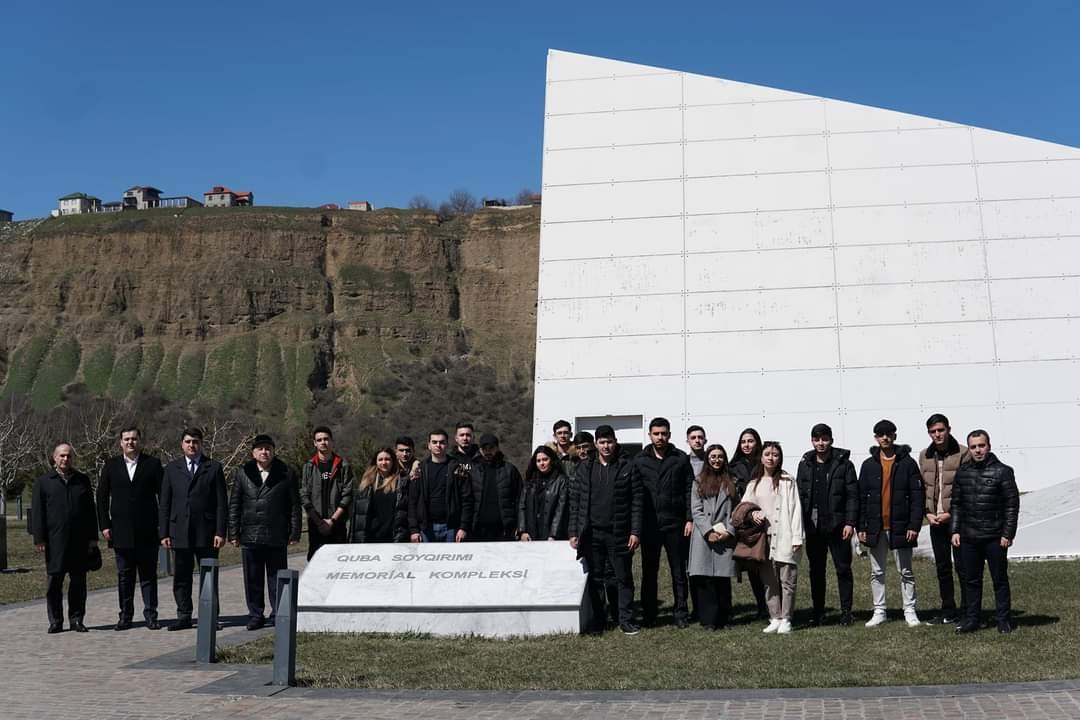 AzTU kollektivi Quba Soyqırımı Memorial Kompleksini ziyarət edib