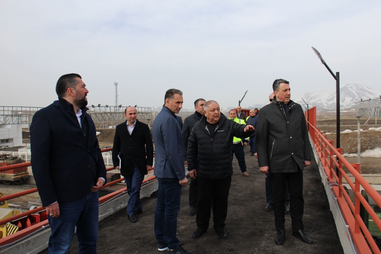 Rəşad Nəbiyev Axalkələk stansiyasında görülmüş işlərlə tanış olub (FOTO)