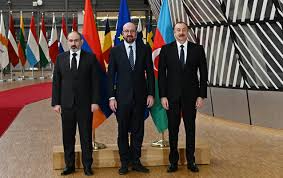 Aİ Şurasının Prezidenti Şarl Mişelin vasitəçiliyi və iştirakı ilə Azərbaycan və Ermənistan liderlərinin Brüsseldə görüşü baş tutub