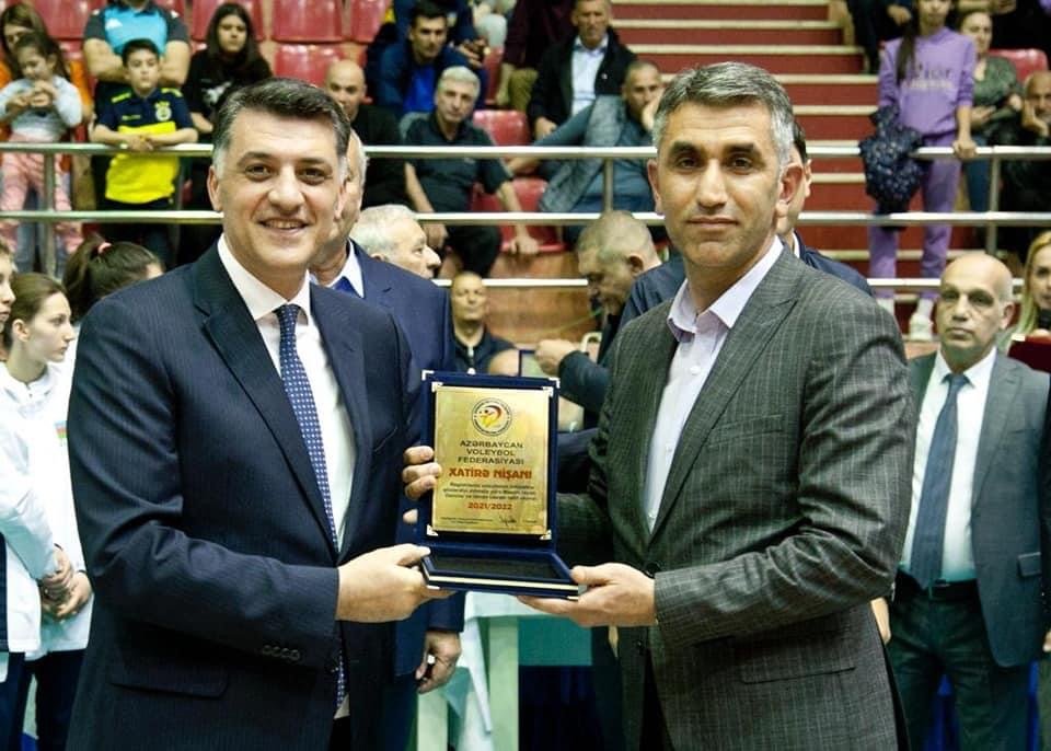 Masalll rayon Gənclər və İdman İdarəsi  Azərbaycan Voleybol Federasiyası tərəfindən xüsusi diplomla mükafatlandırıldı - FOTO