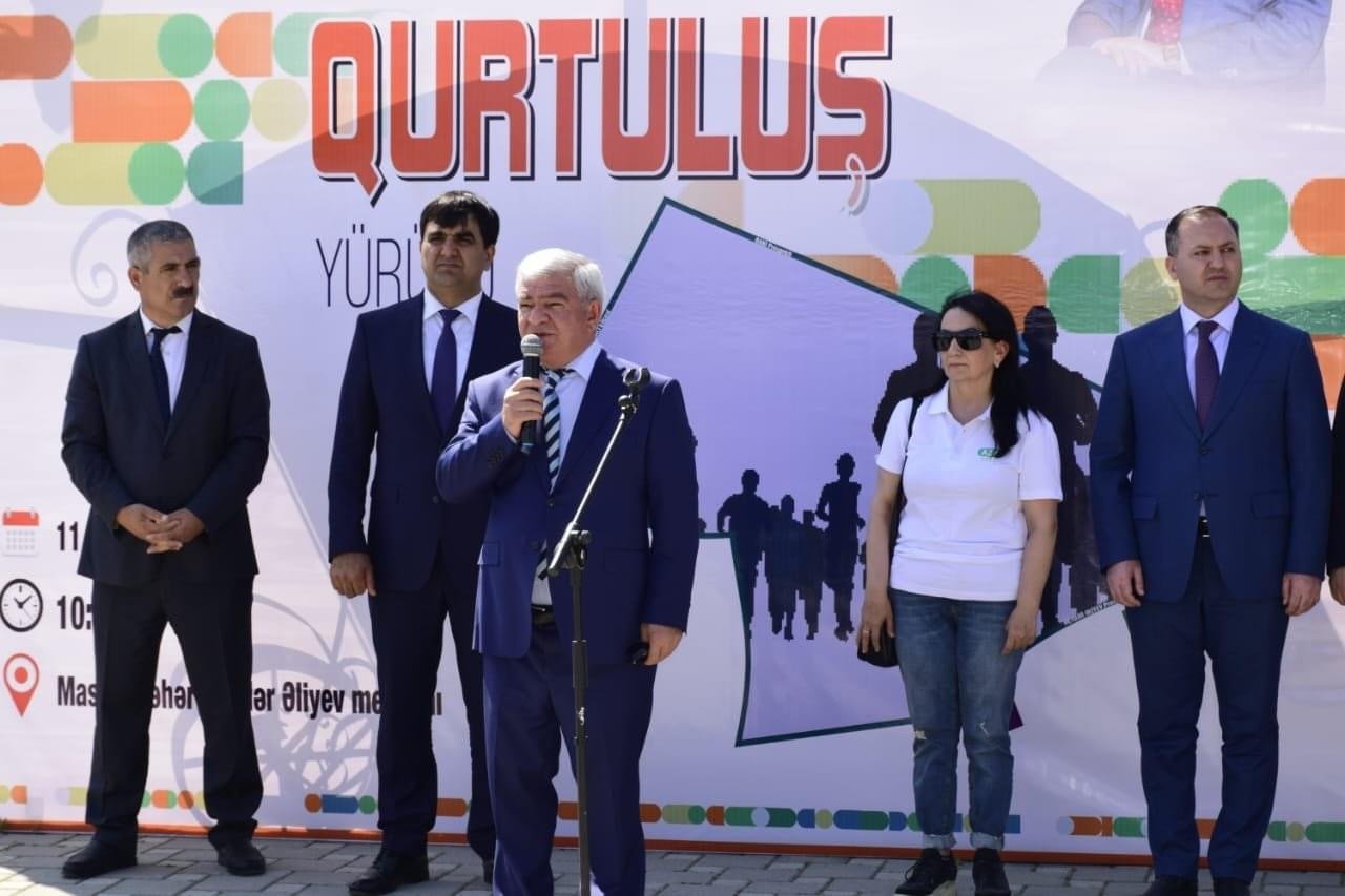 Masallıda 15 iyun Milli Qurtuluş Gününə həsr olunmuş “Qurtuluş” yürüşü keçirilib - FOTO