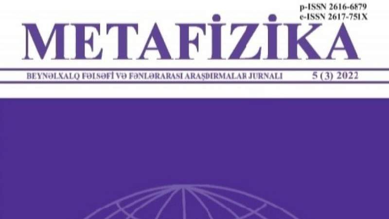 “Metafizika” jurnalının növbəti  sayı işıq üzü görüb