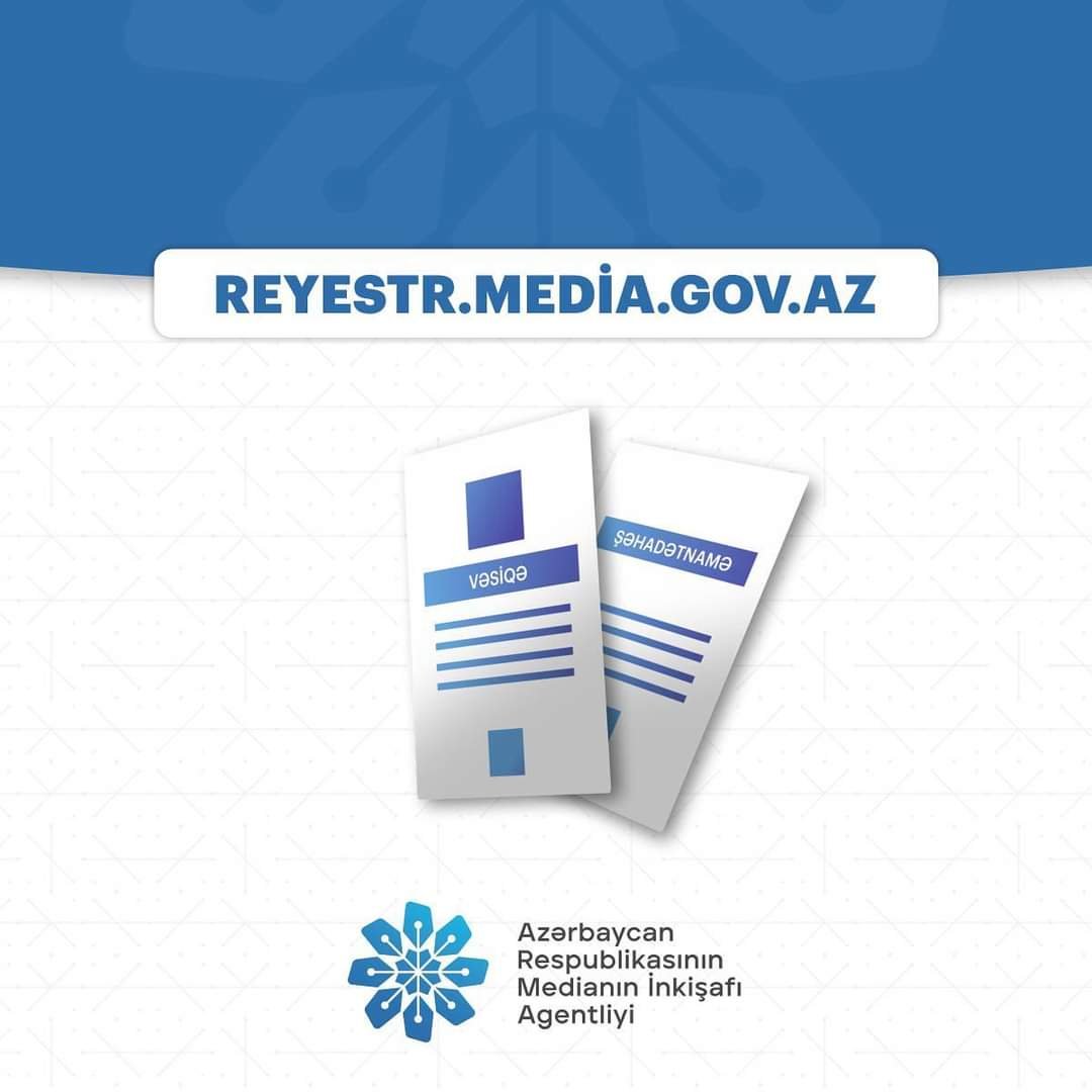 Media Reyestri fəaliyyətə başladı  