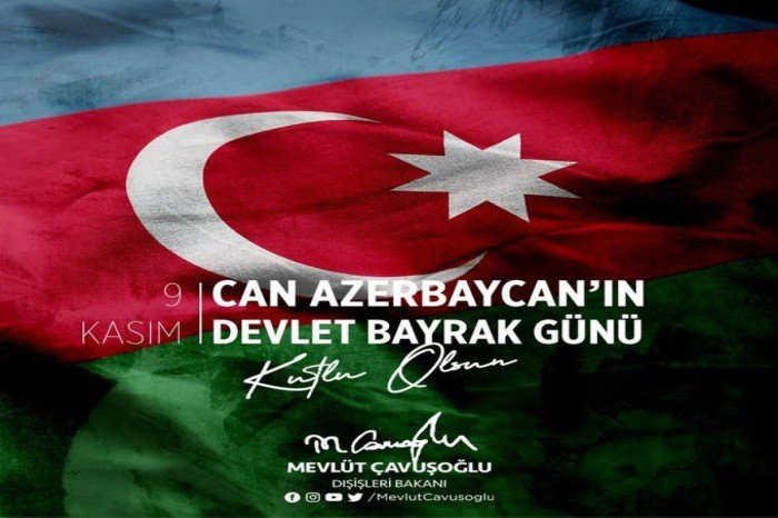 "Şanlı bayrağın əbədi dalğalansın" - Çavuşoğlu