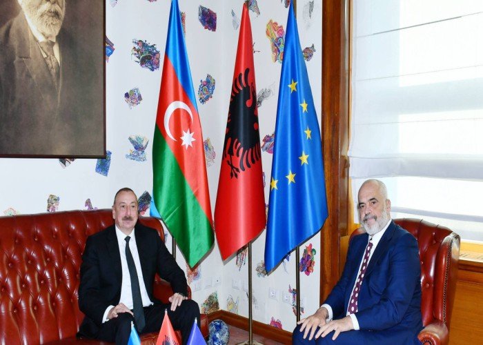 İlham Əliyev Albaniyanın Baş naziri ilə GÖRÜŞDÜ