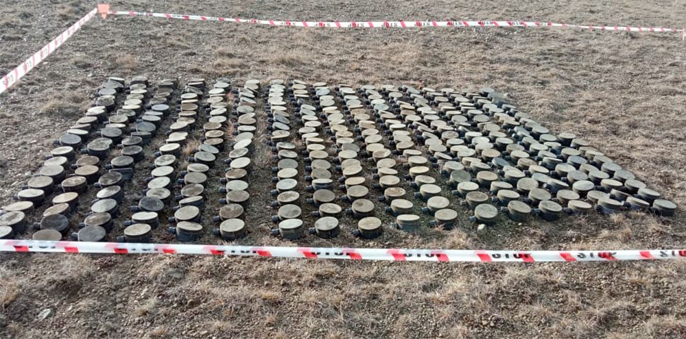 Sarıbaba yüksəkliyi istiqamətində Ermənistanda istehsal edilmiş piyada əleyhinə minalar zərərsizləşdirilib