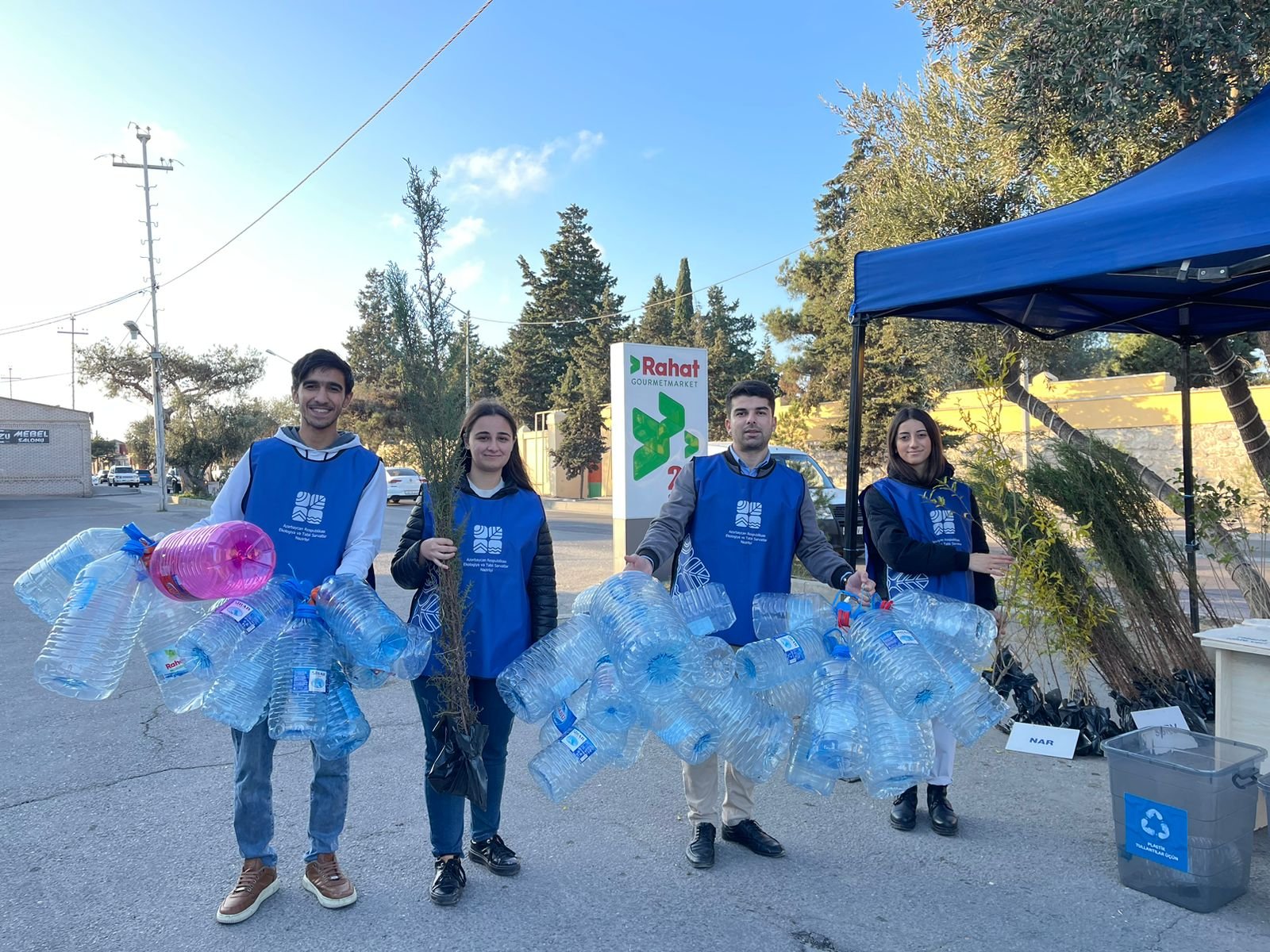 “Bir ağac - min nəfəs” aksiyası bu dəfə Mərdəkanda keçirilib