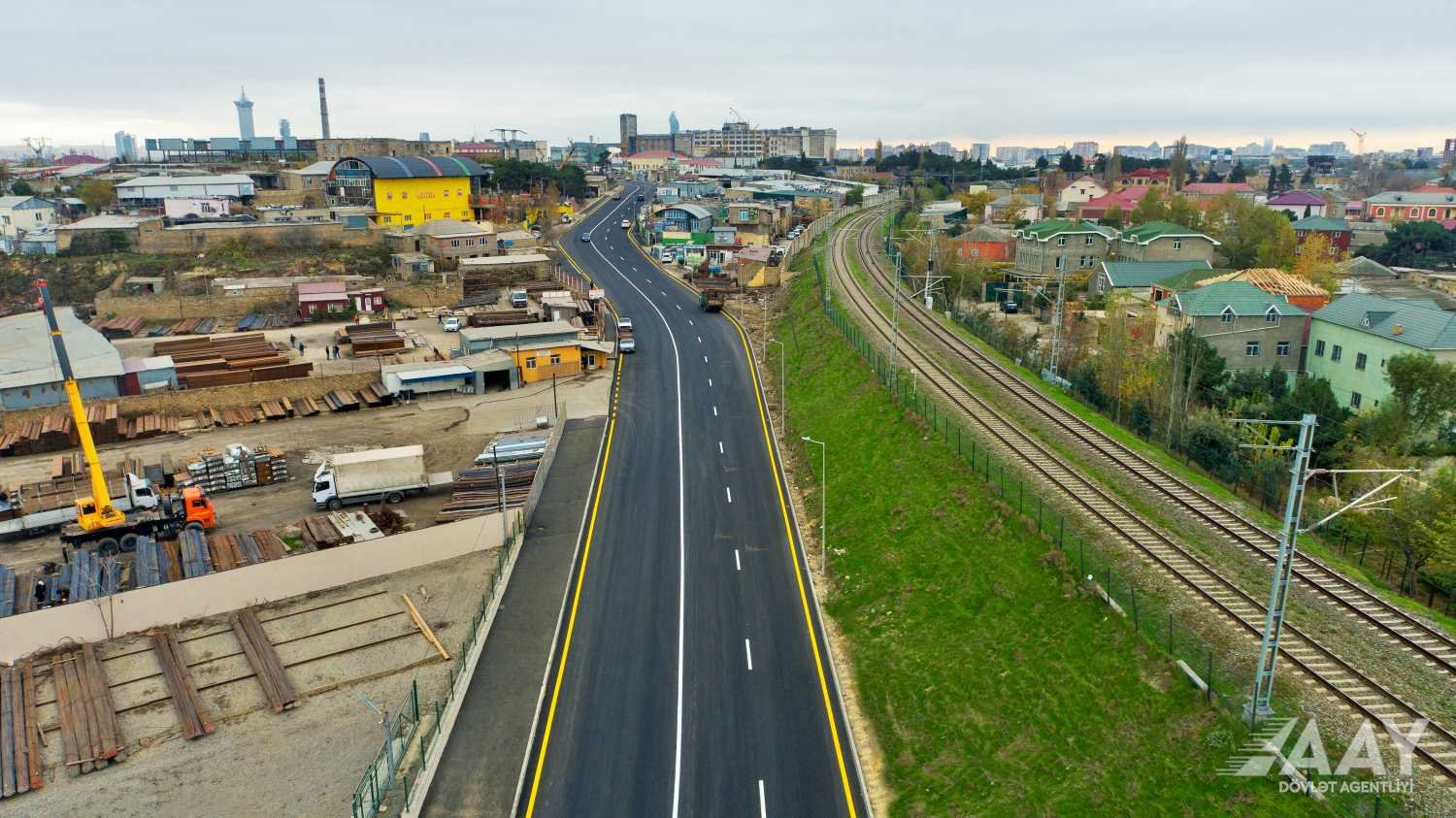 “Baksol yolu”nun 1100 metrlik hissəsində təmir işləri yekunlaşıb VİDEO/FOTO