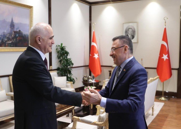 Şahin Mustafayev Türkiyənin vitse-prezidenti ilə görüşüb - FOTOLAR