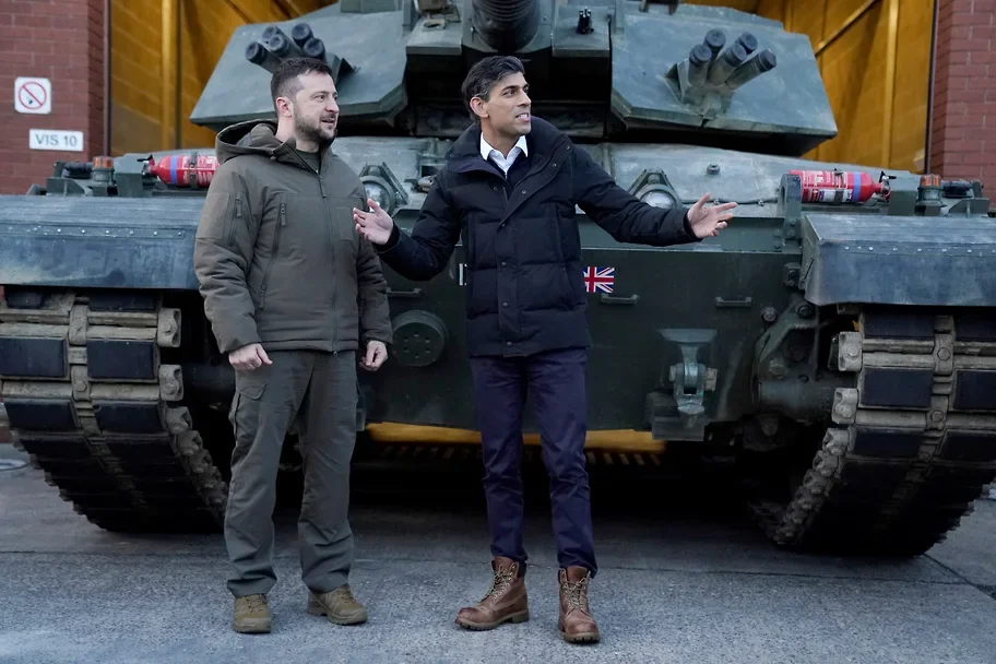 Sunak Ukraynaya mart ayına qədər Challenger 2 tanklarını təhvil verəcəyini vəd edib