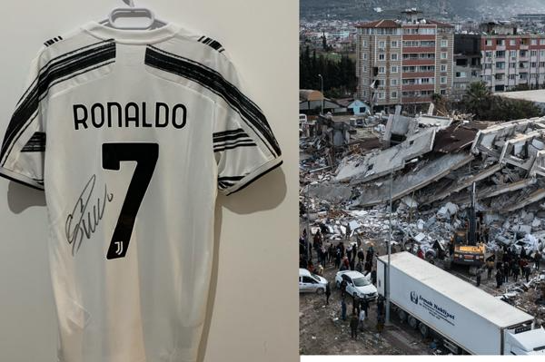 Ronaldonun Türkiyə üçün hərraca çıxarılan forması satıldı