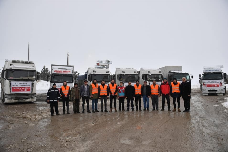 Yakutiye Belediyesi’nden depremzedelere yardım eli