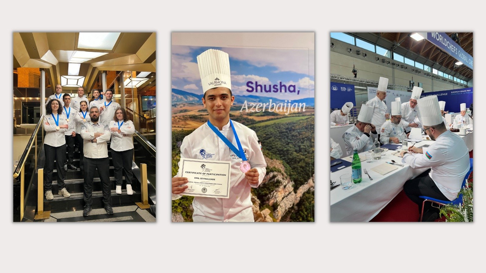 Azərbaycan Milli Kulinariya komandası İtaliyadan dörd medalla geri dönür