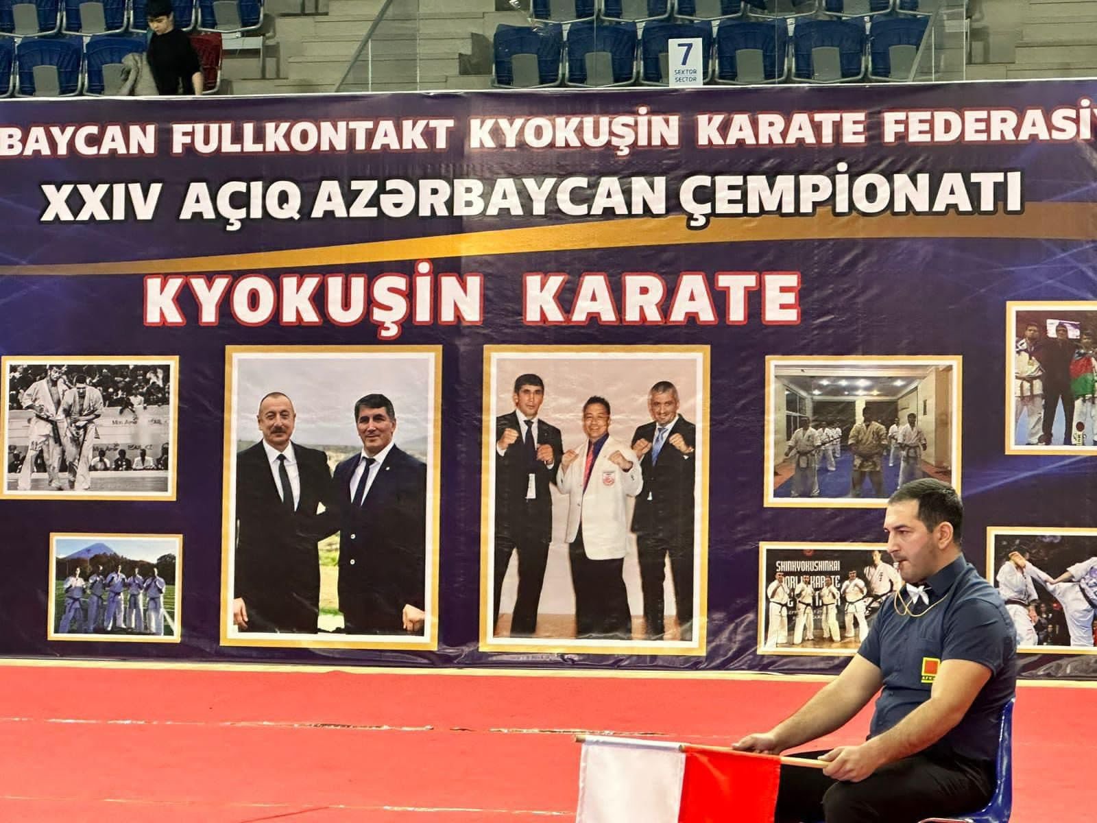 Azərbaycan Fullkontakt Kyokuşin Karate Federasiyası tərəfindən təşkil edilmiş XXIV Azərbaycan Çempionatının açılış mərasimi keçirilib - FOTO
