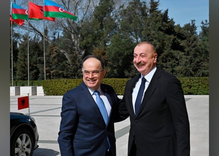 İlham Əliyev Albaniya Prezidenti ilə görüşüb - YENİLƏNİB (FOTO)