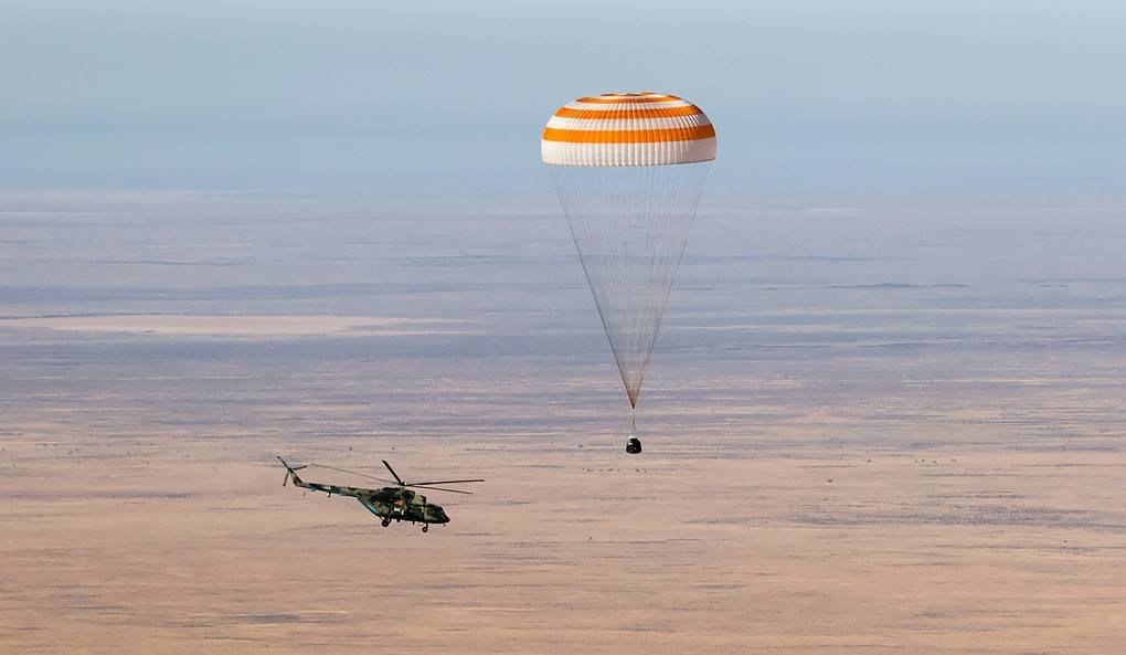 Zədələnmiş "Soyuz MS-22" enişi Qazaxıstana enib