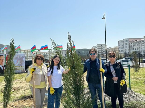 Akademik Zərifə Əliyeva adına Milli Oftalmologiya Mərkəzinin nümayəndələrinin iştirakı ilə “100 ağac əkək” aksiyası keçirilib - FOTOLAR