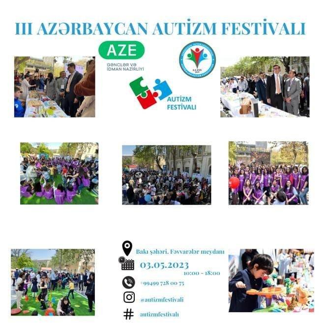 Fəvvarələr meydanında III Autizm Festivalı keçiriləcək - Hamınız dəvətlisiz