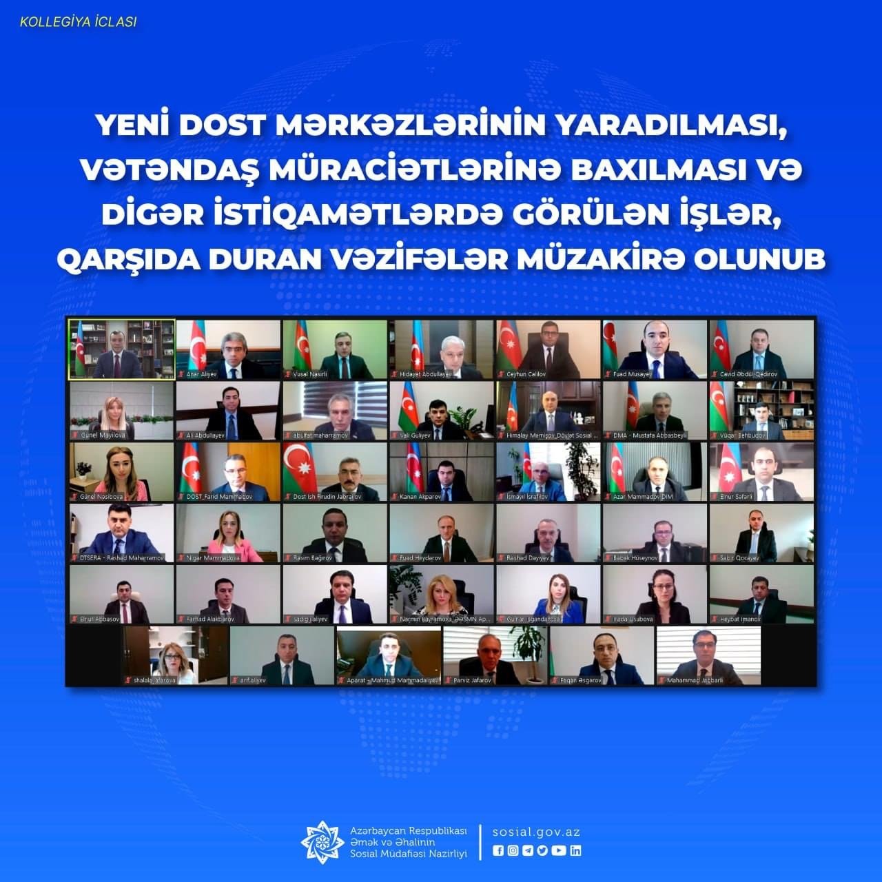 Bölgələrdə DOST xidmətləri şəbəkəsi yaradılır -