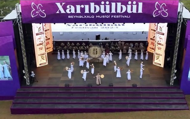 Mehriban Əliyeva “Xarıbülbül” festivalından paylaşım etdi - Video