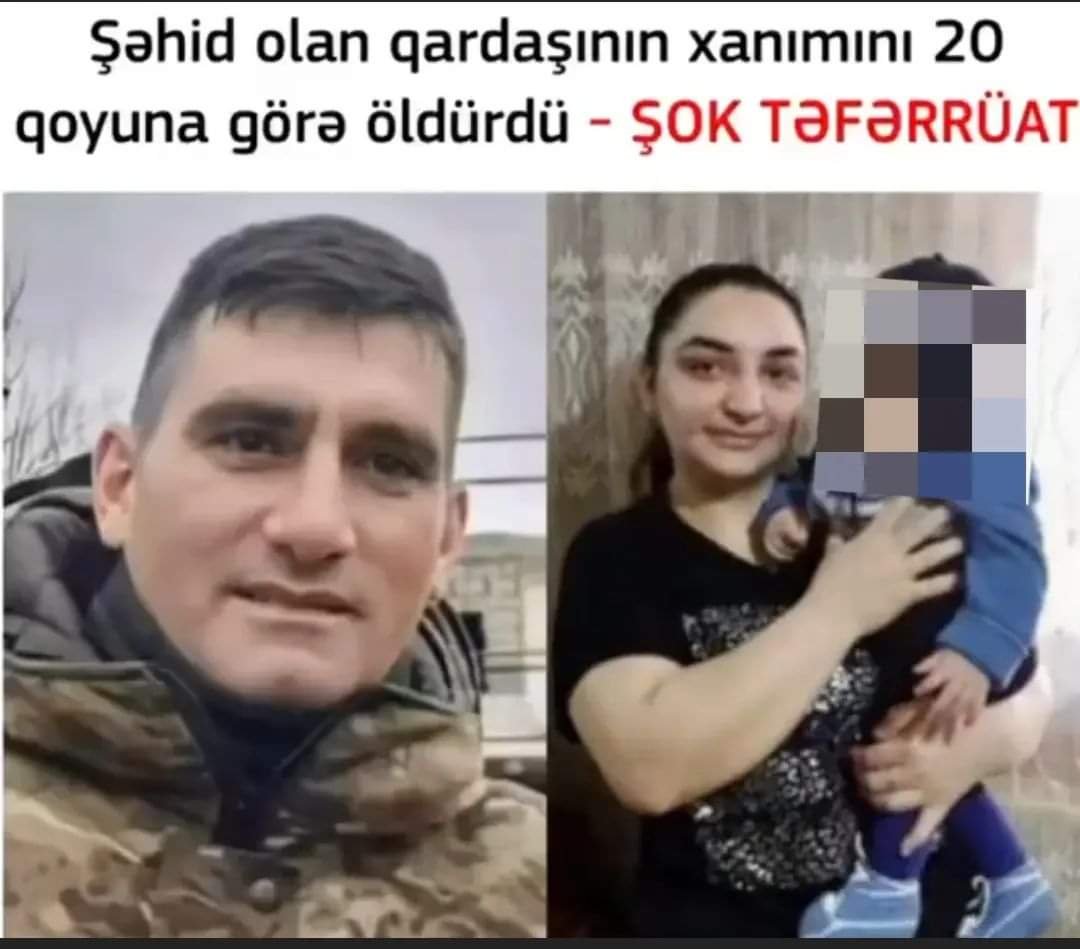 Şəhid xanımının qətlinin səbəbi bilindi