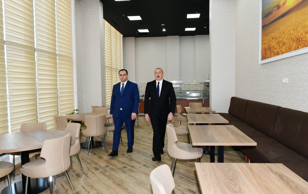 İlham Əliyev nazirliyin yeni binasının açılışını etdi - FOTOLAR