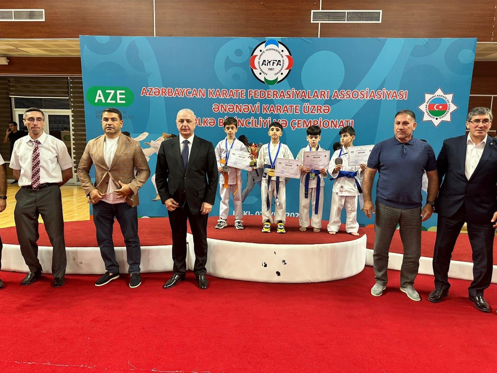 Azərbaycan Karate Federasiyaları Assosiasiyasının təşkilatçılığı ilə ənənəvi karate üzrə Ölkə Birinciliyi və Çempionatı keçirilib -