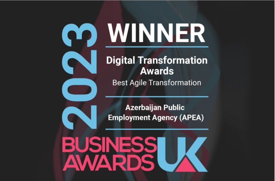 Dövlət Məşğulluq Agentliyi İngiltərədə “Business Awards UK” müsabiqəsinin qalibi seçilib