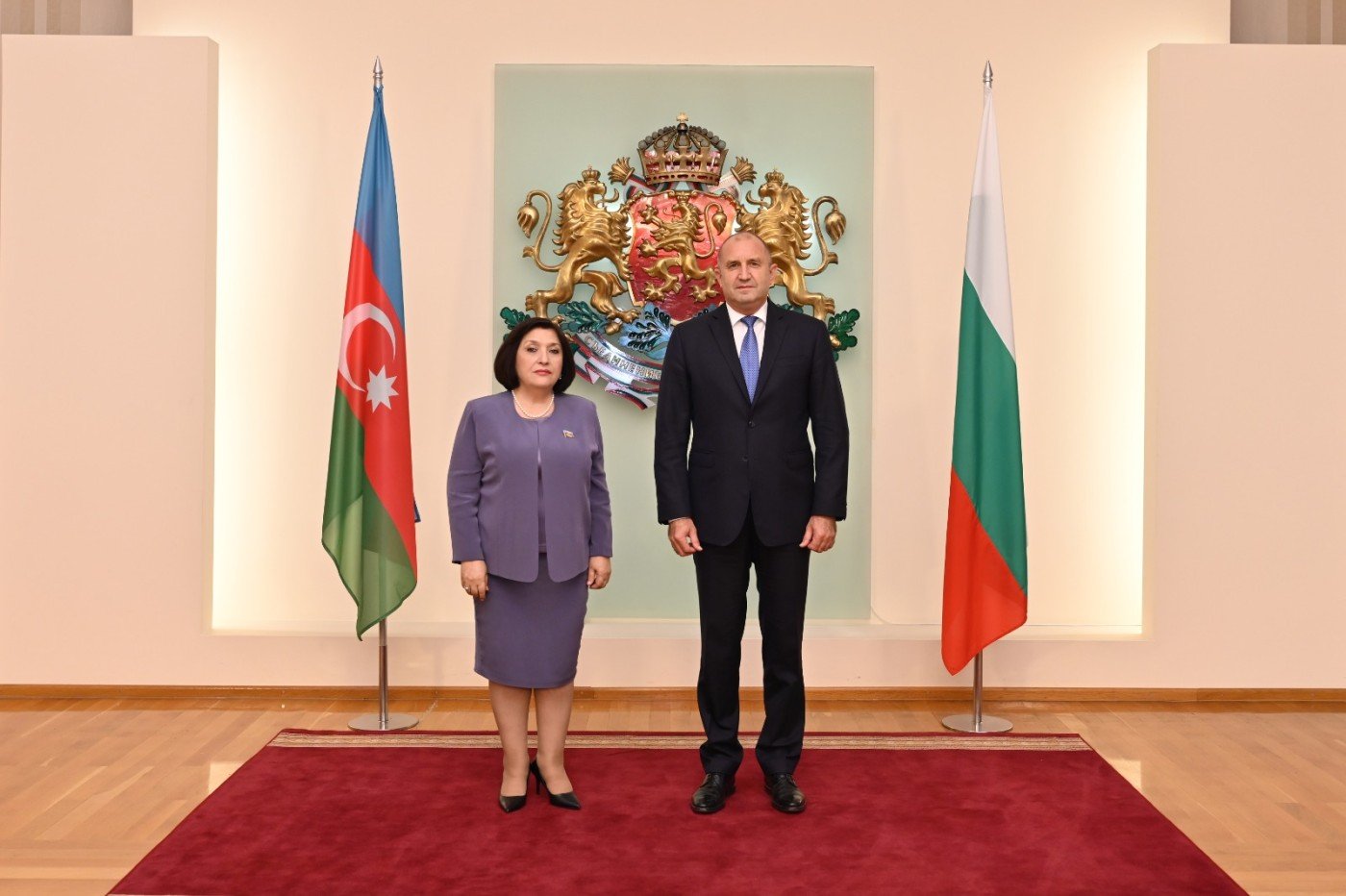 Sahibə Qafarova Bolqarıstan Prezidenti ilə görüşdü
