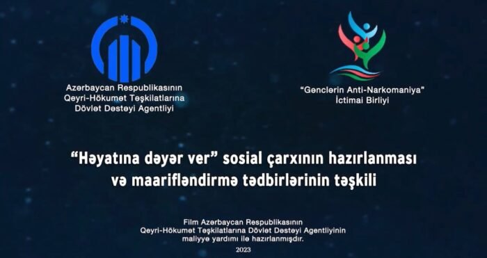 “Gənclərin Anti-Narkomaniya” ictimai birliyi antinarkomaniya mübarizəsi çərçivəsində “Həyatına dəyər ver” sosial çarxını hazırladı