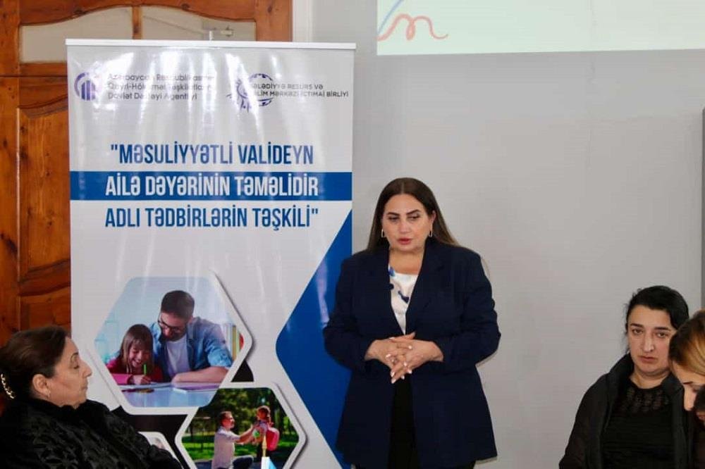 "Valideyn- övlad münasibəti" mövzusunda növbəti təlim keçirilib - FOTOLAR