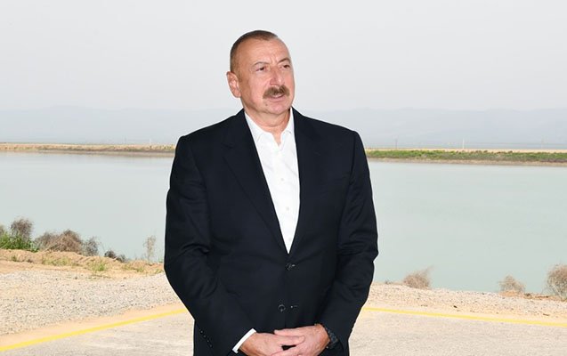 Prezident Qaradağ Günəş Elektrik Stansiyasının açılış mərasimində