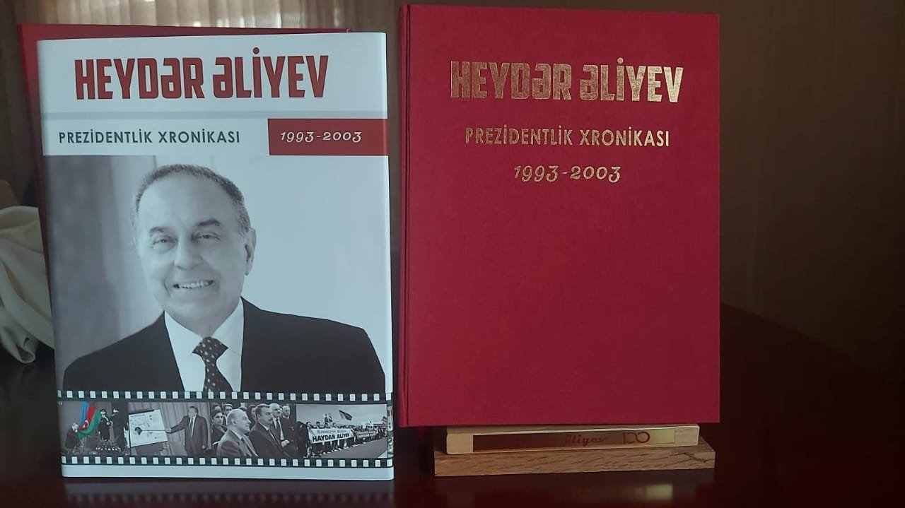 “Heydər Əliyev. Prezidentlik xronikası: 1993-2003” kitab-albomu işıq üzü görüb