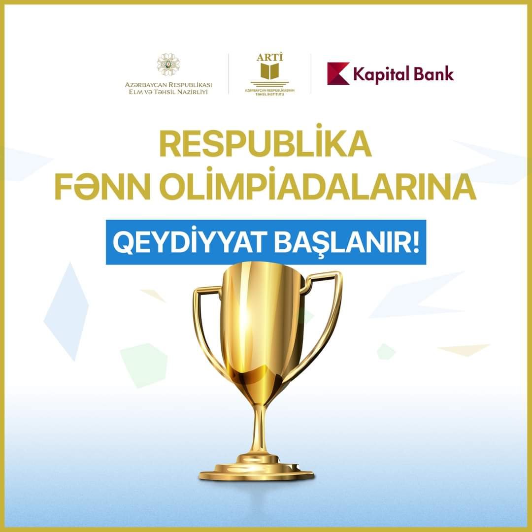 Respublika fənn olimpiadalarına qeydiyyat başlayır