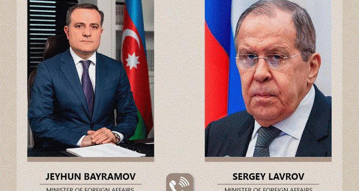 Lavrov və Bayramov Cənubi Qafqazdakı vəziyyəti müzakirə ediblər