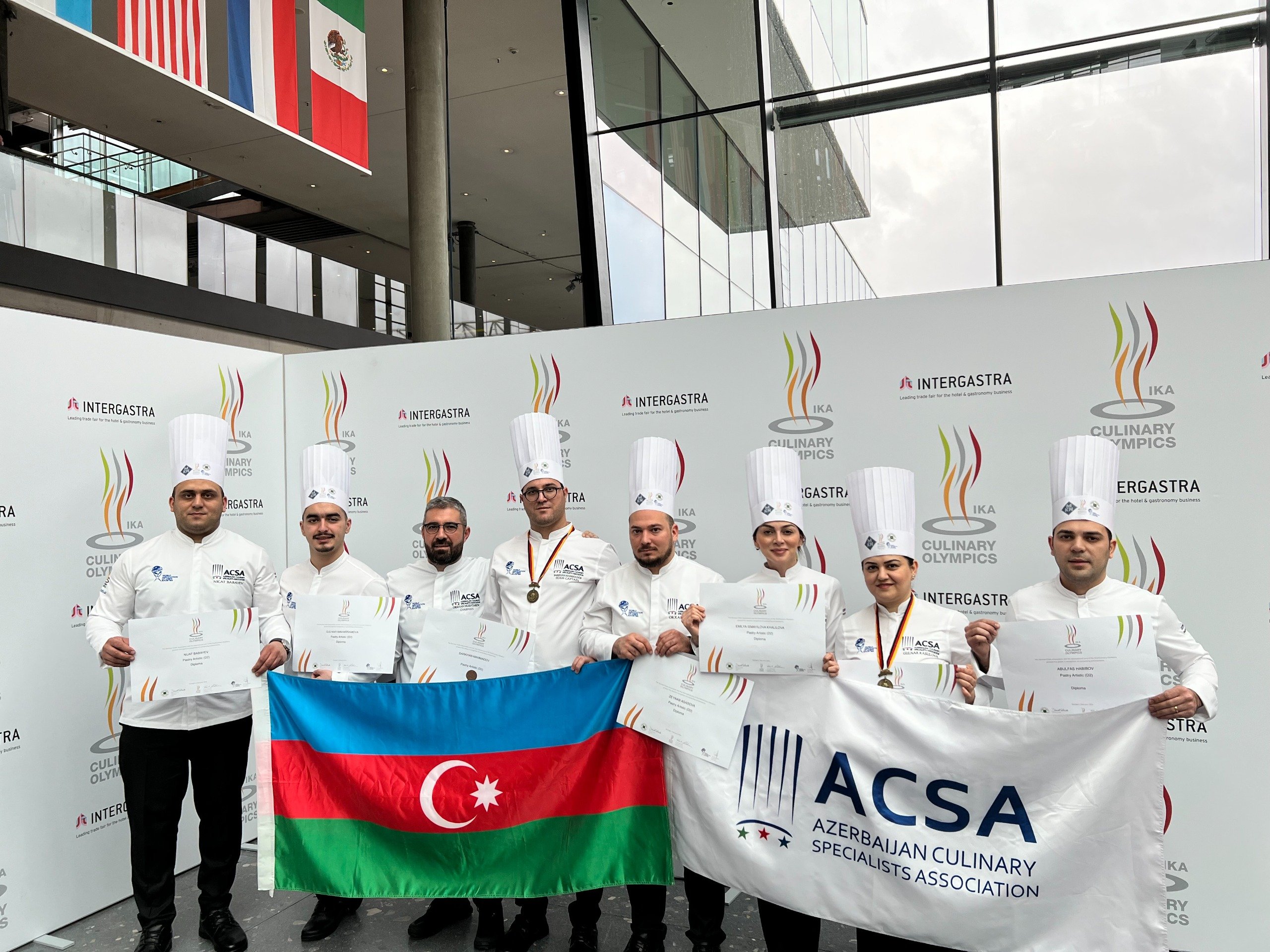 Azərbaycan kulinarları "Dünya Kulinariya Olimpiadası"nda mükafatlandırılıb