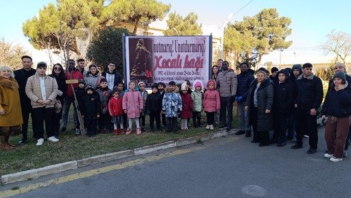 ADA Universitetinin Fondu Xocalı soyqırımında həlak olan 63 uşağın xatirəsini əbədiləşdirmək üçün 63 ağac əkib