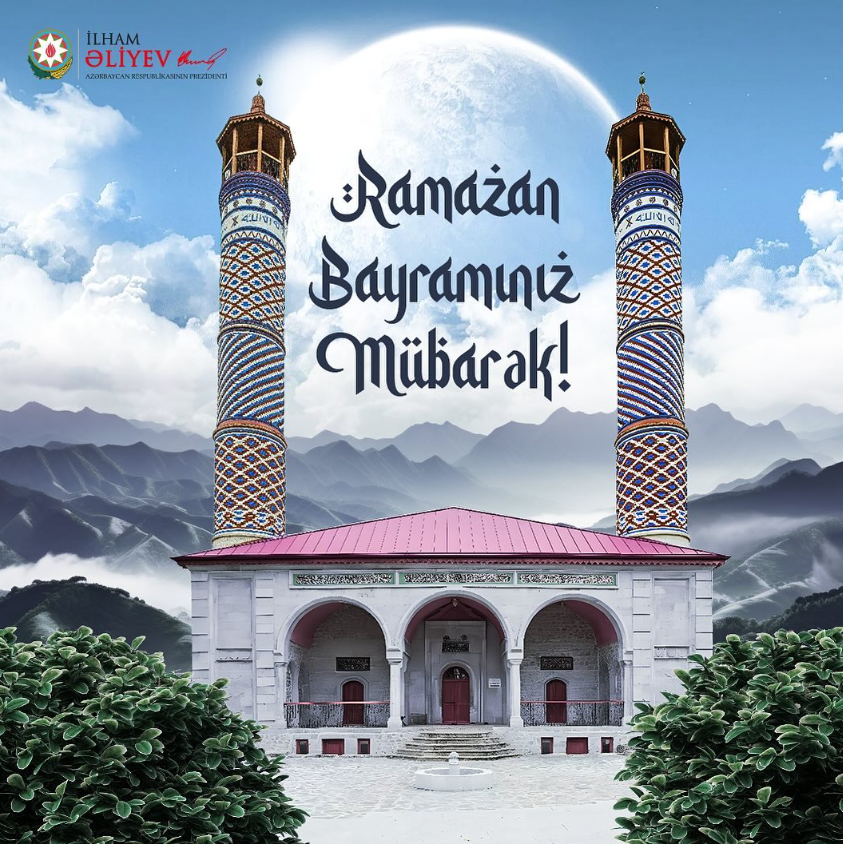 İlham Əliyevdən Ramazan bayramı ilə bağlı paylaşım - Foto