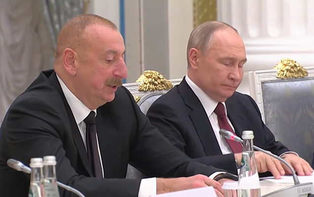 İlham Əliyev və Vladimir Putinin BAM veteranları ilə görüşü başlayıb - CANLI YAYIM