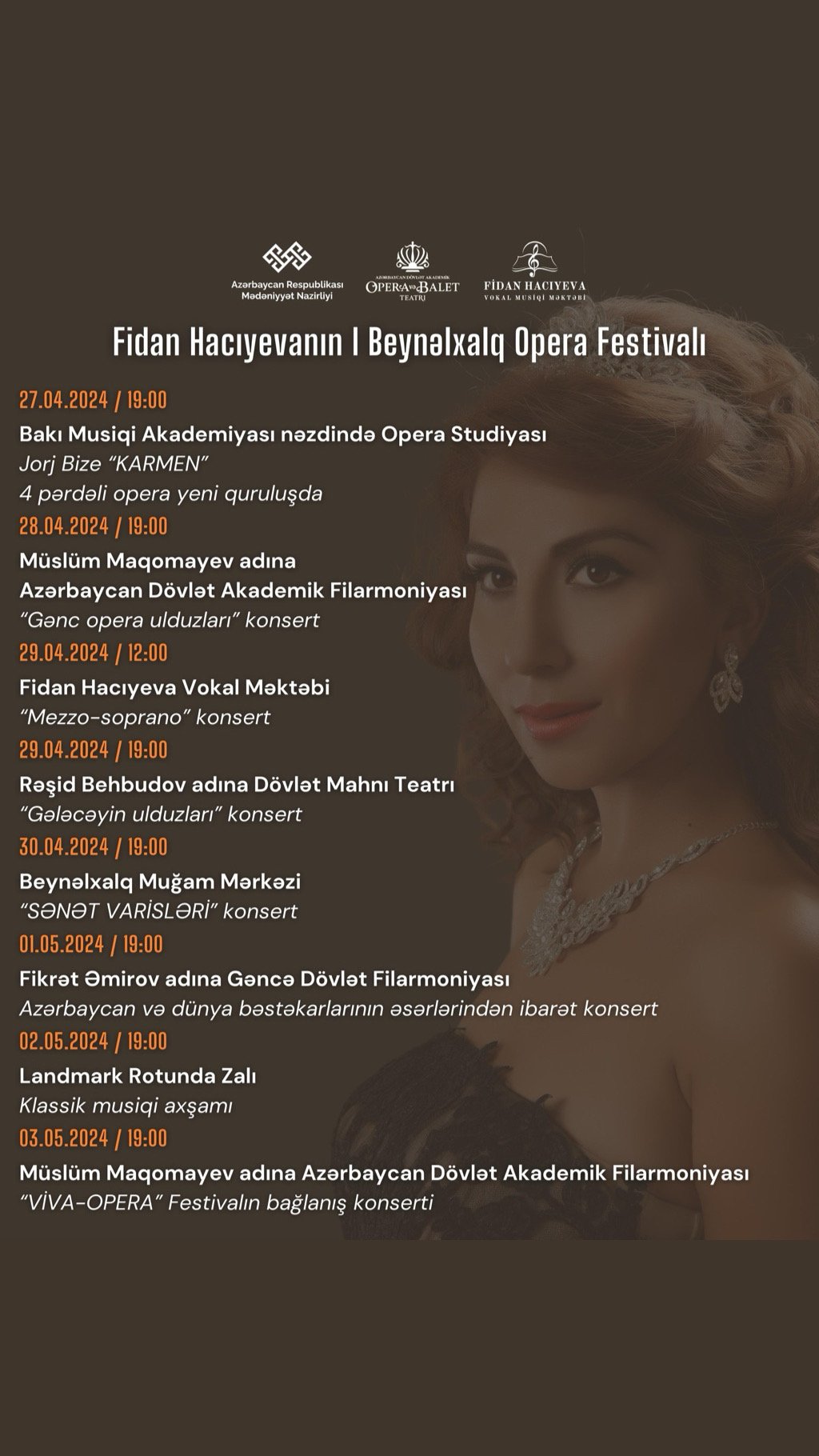 Fidan Hacıyevanın Birinci Beynəlxalq Opera Festivalı keçiriləcək -
