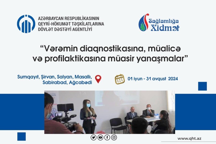 “Sağlamlığa Xidmət” Vərəmlə Mübarizə Üçün Yeni Layihəyə Start Verdi