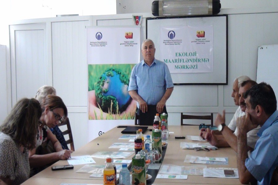 “Gənclər ətraf mühitin keşiyində” adlı layihə çərçivəsində növbəti seminar keçirilib - FOTOLAR