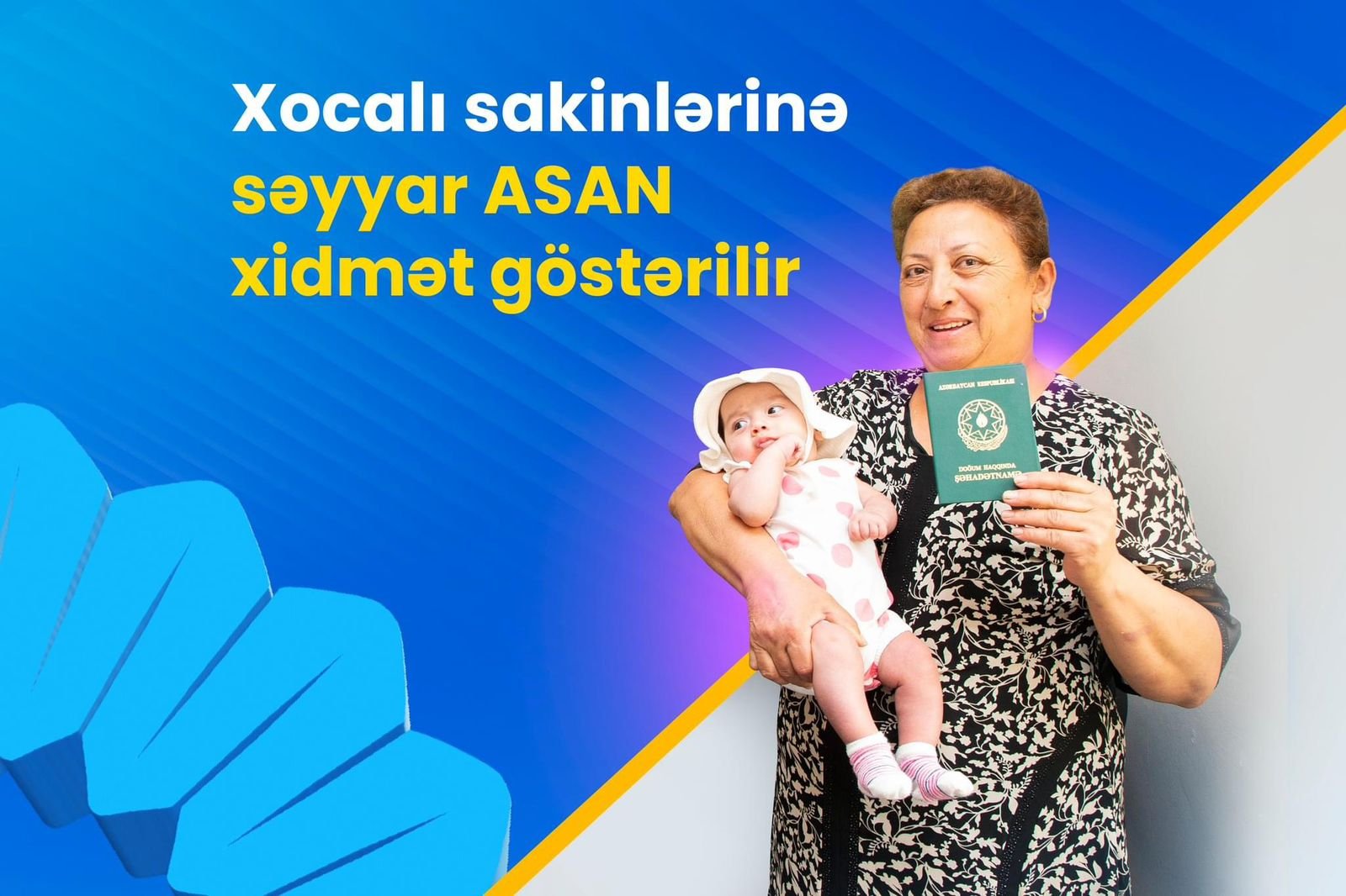 Xocalı sakinlərinə səyyar ASAN xidmət göstərilir